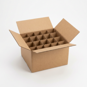 Medium box with 20 cell bottle divider