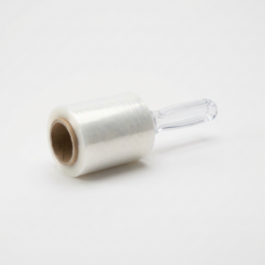 Mini shrink wrap roll and handle /clear