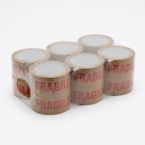 Fragile tape x 6 rolls pack